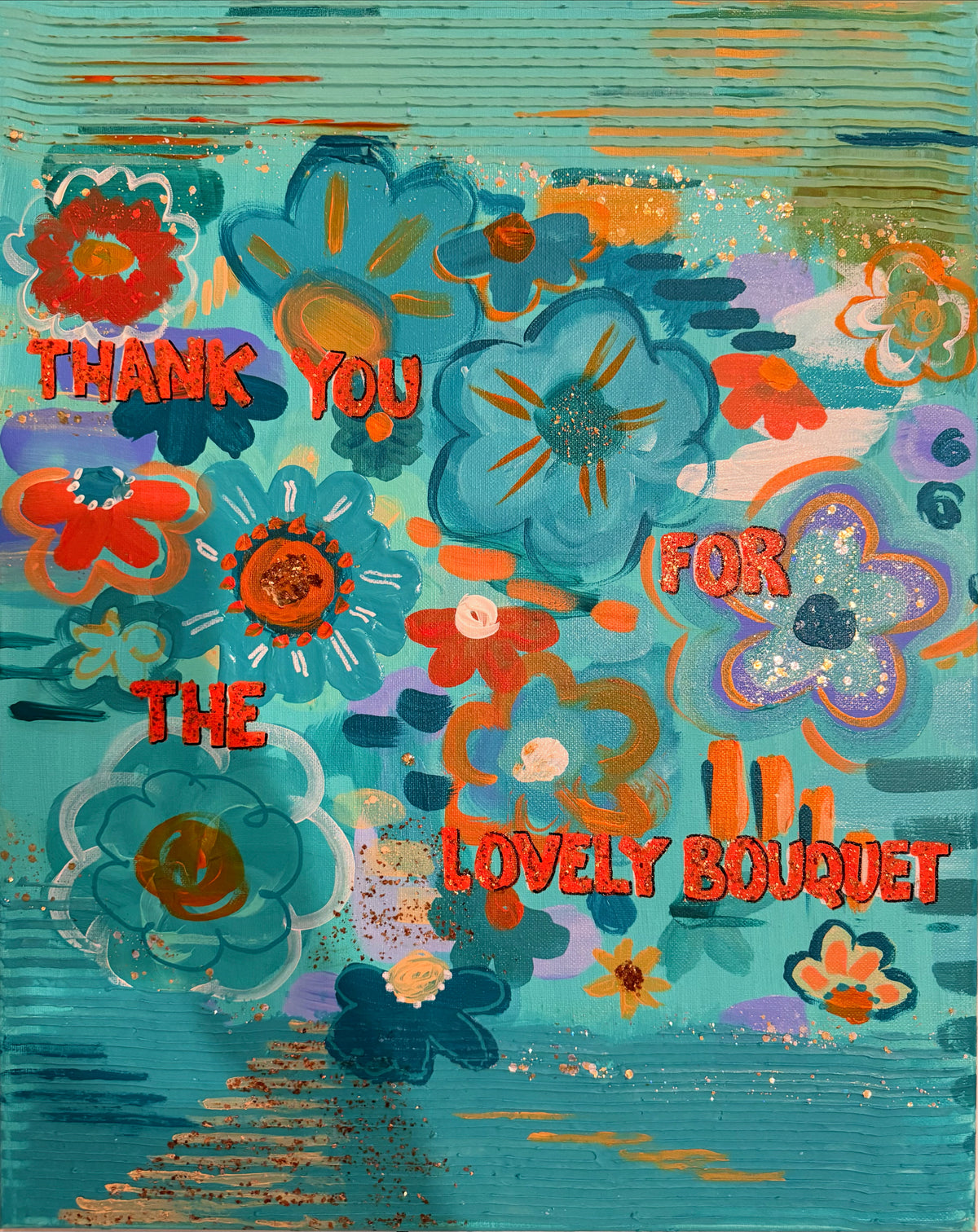 Thank you for the lovely bouquet